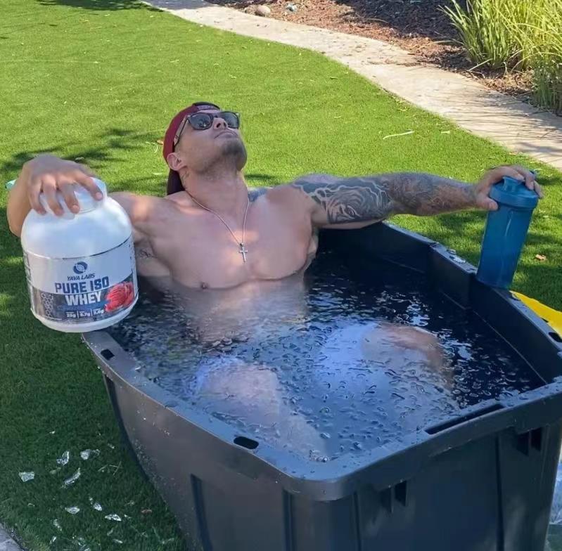 cold plunge and hot tub