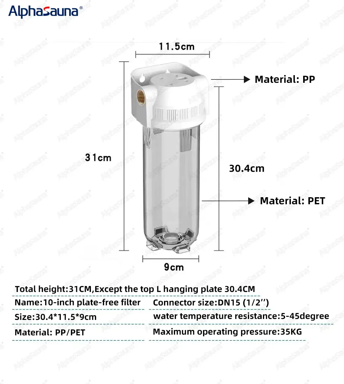 cold plung chiller filter