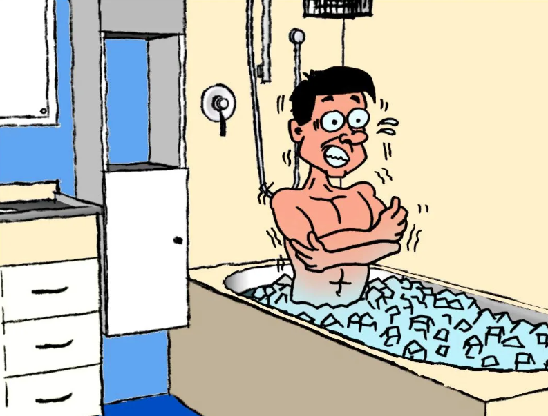 how long are you supposed to ice bath for