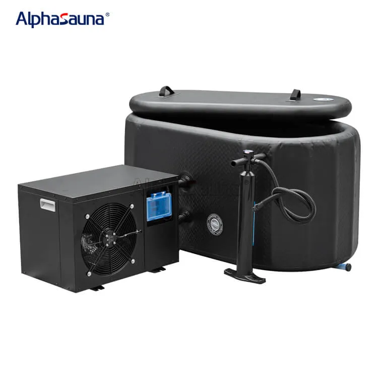Alphasauna’s inflatable hot tub