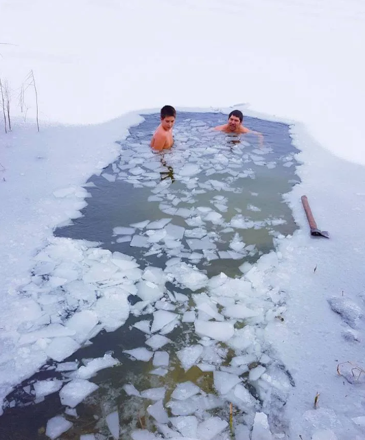 wooden cold plunge