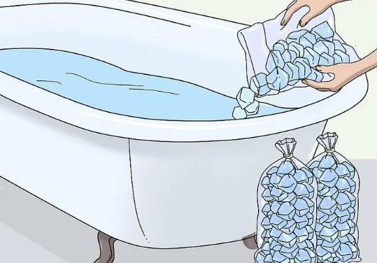 are ice baths good for fevers