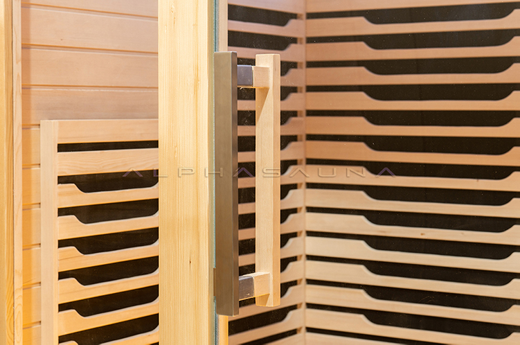sauna glass door