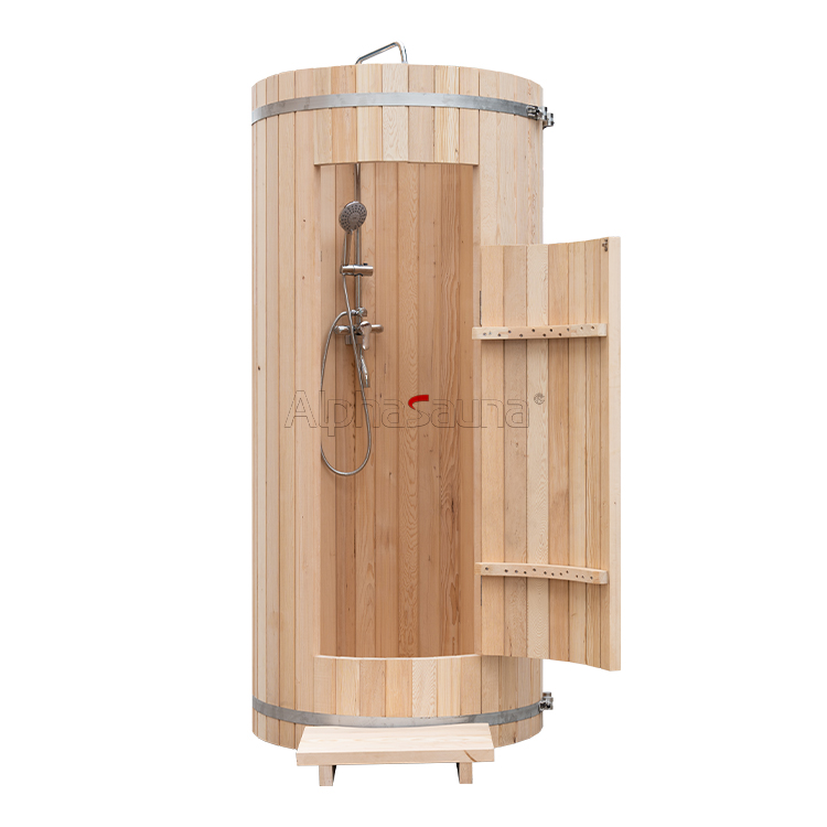 outdoor shower changing rooms
