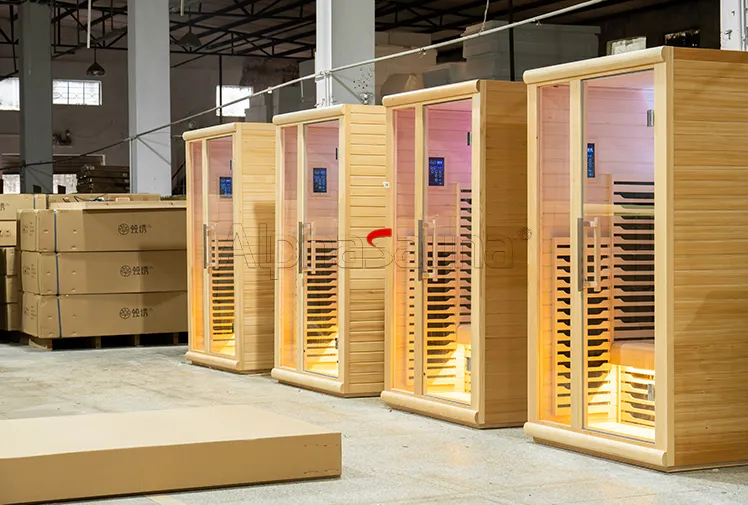 alphasauna_2_Person_wood_Infrared_Sauna_room