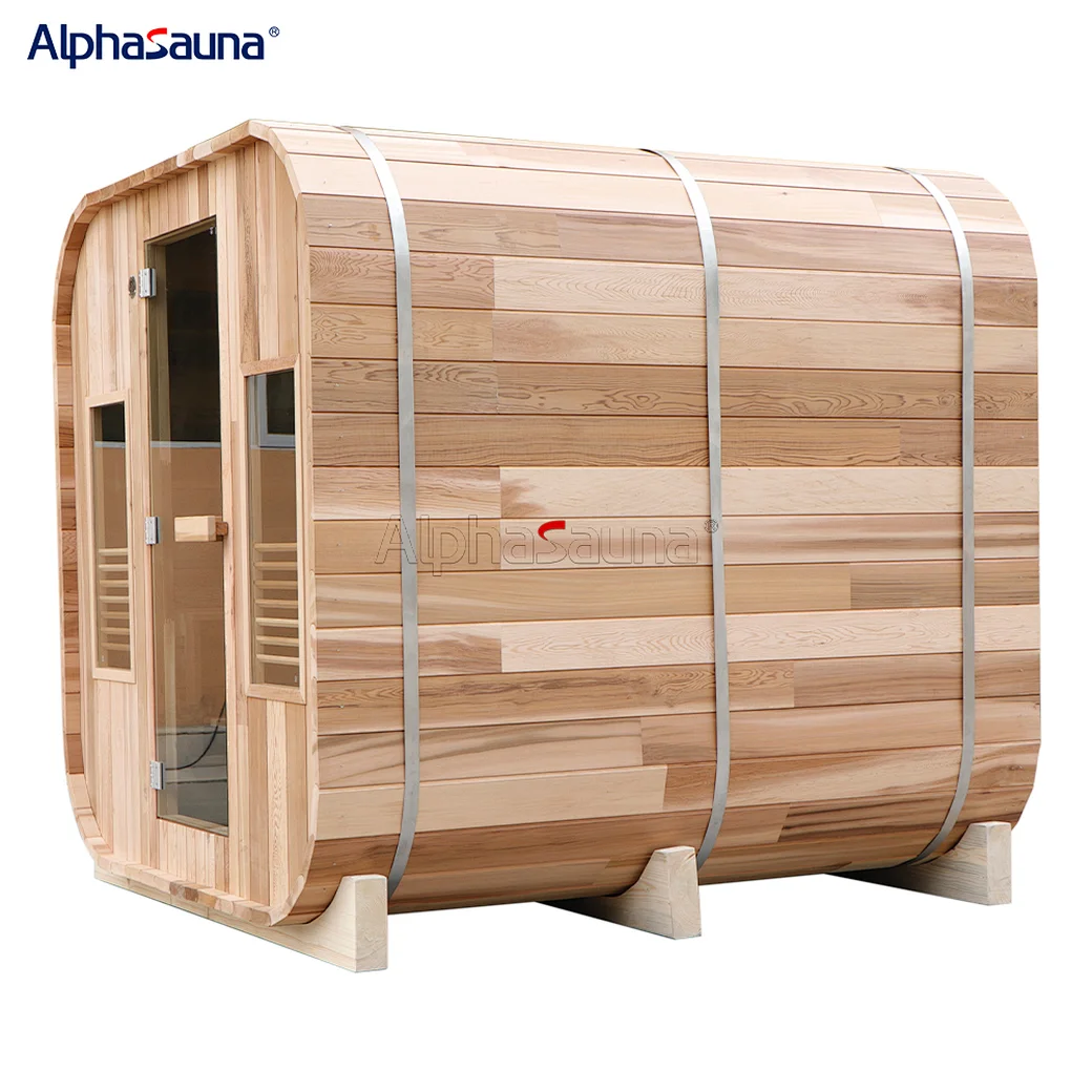 outdoor sauna steam room