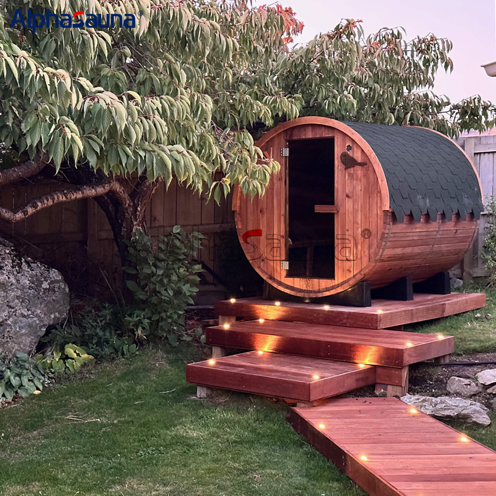 barrel sauna