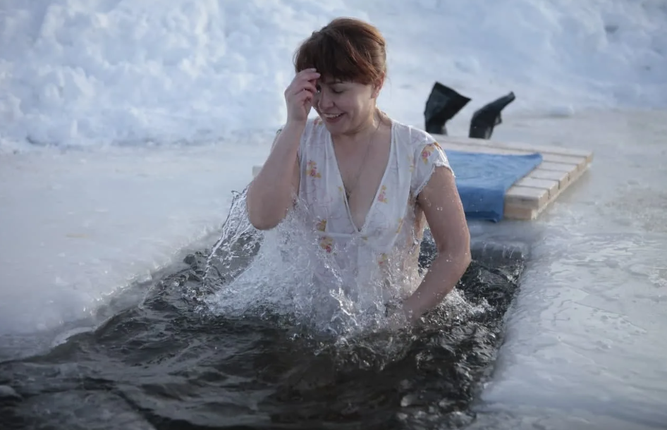 homemade ice bath freezer