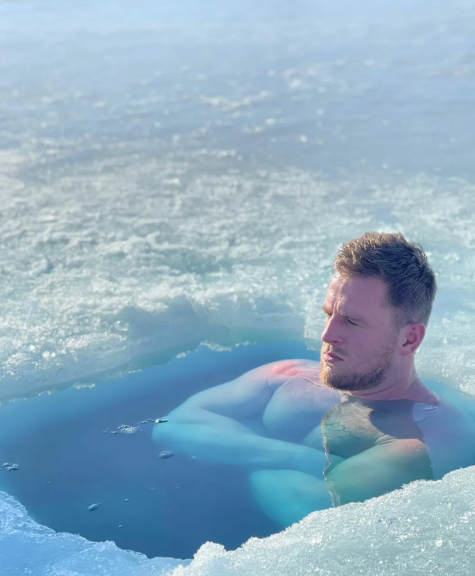 cold plunge and hot tub