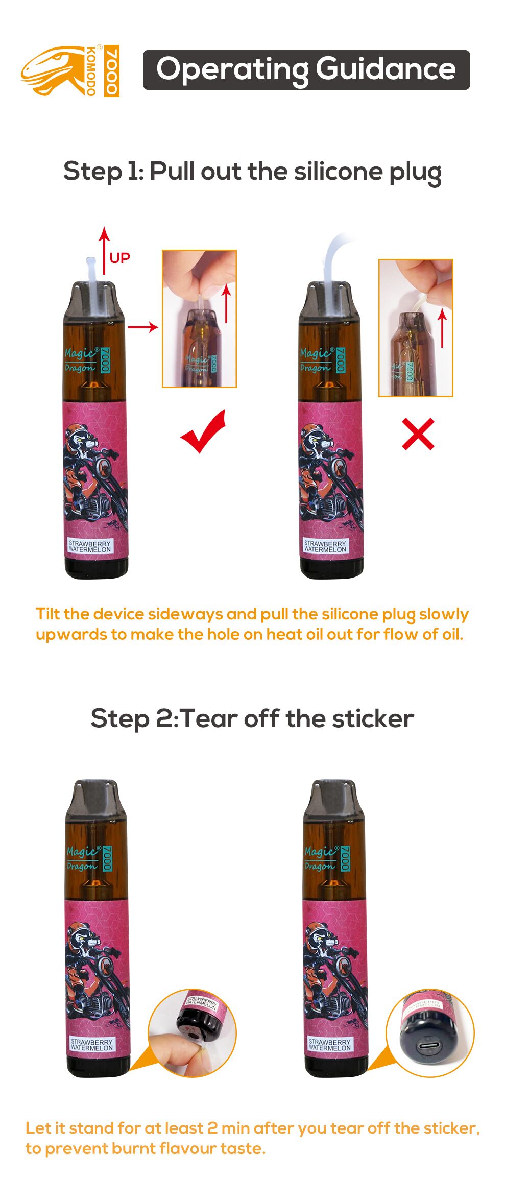 Magic dragon 7000 Puffs