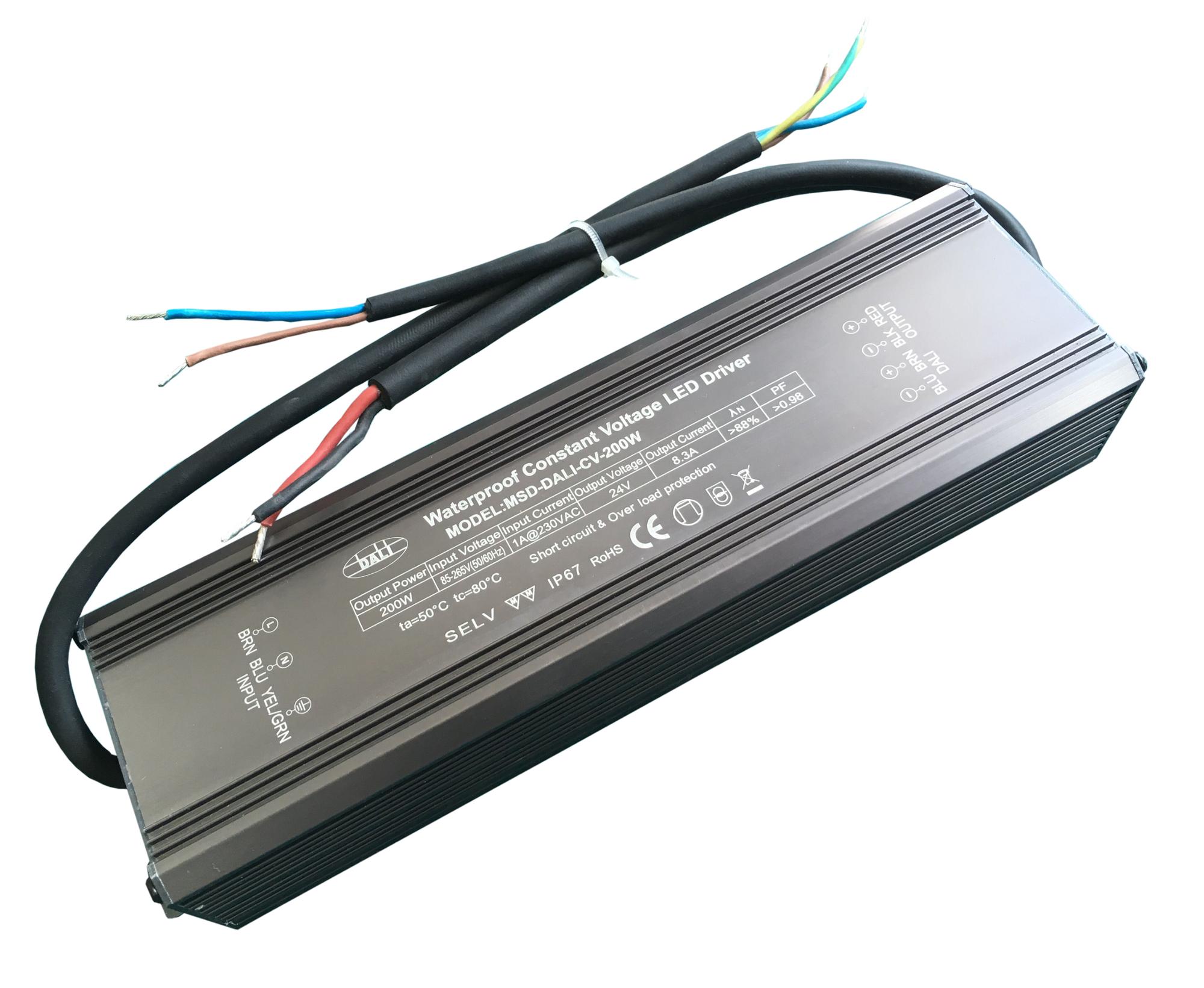 200W 24V Dali IP67 dimming