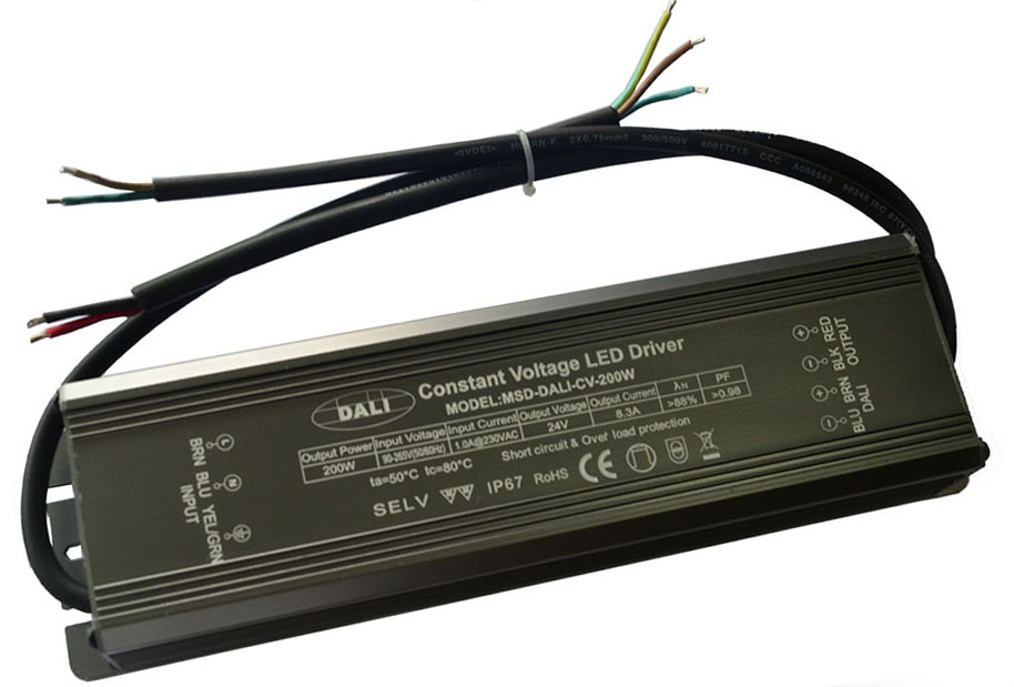 200W 24V Dali IP67 dimming