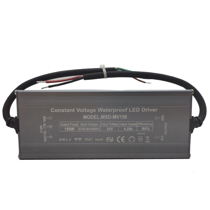 Waterproof driver 150W 24V Power supply