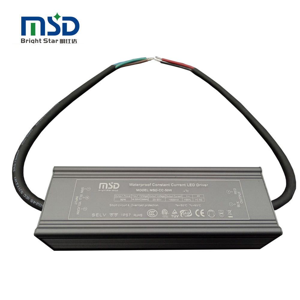 50W constant current WATERRPROOF LED DRIVER