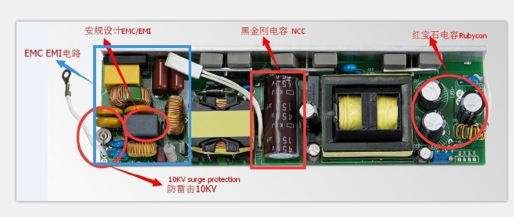 IP65 led driver 60w 1500ma power supply