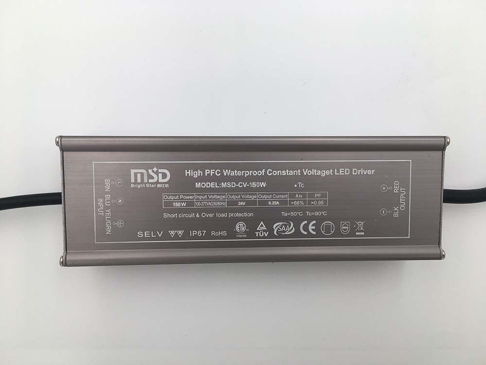 Switching power supply 150w 24v led driver