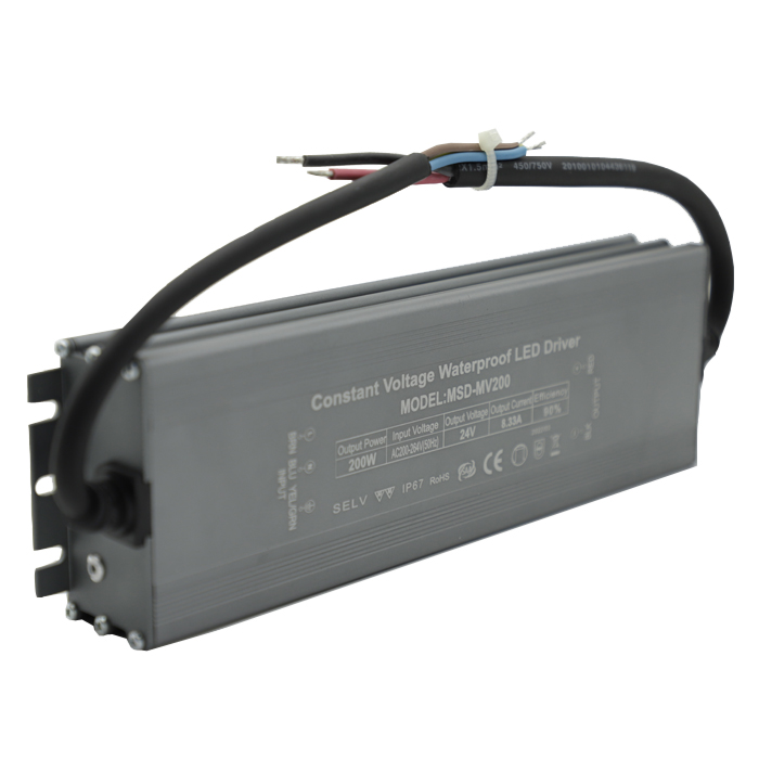 200w 24v ip67 led driver switch power supply