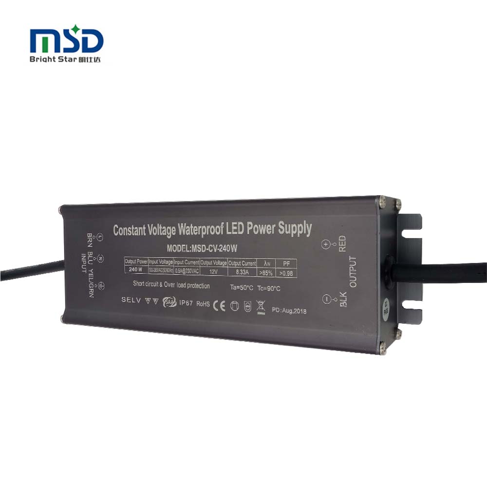switching power supply 240w 24v ip67 led driver