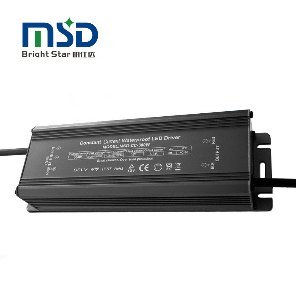 waterproof driver 300w ip67 40-60v