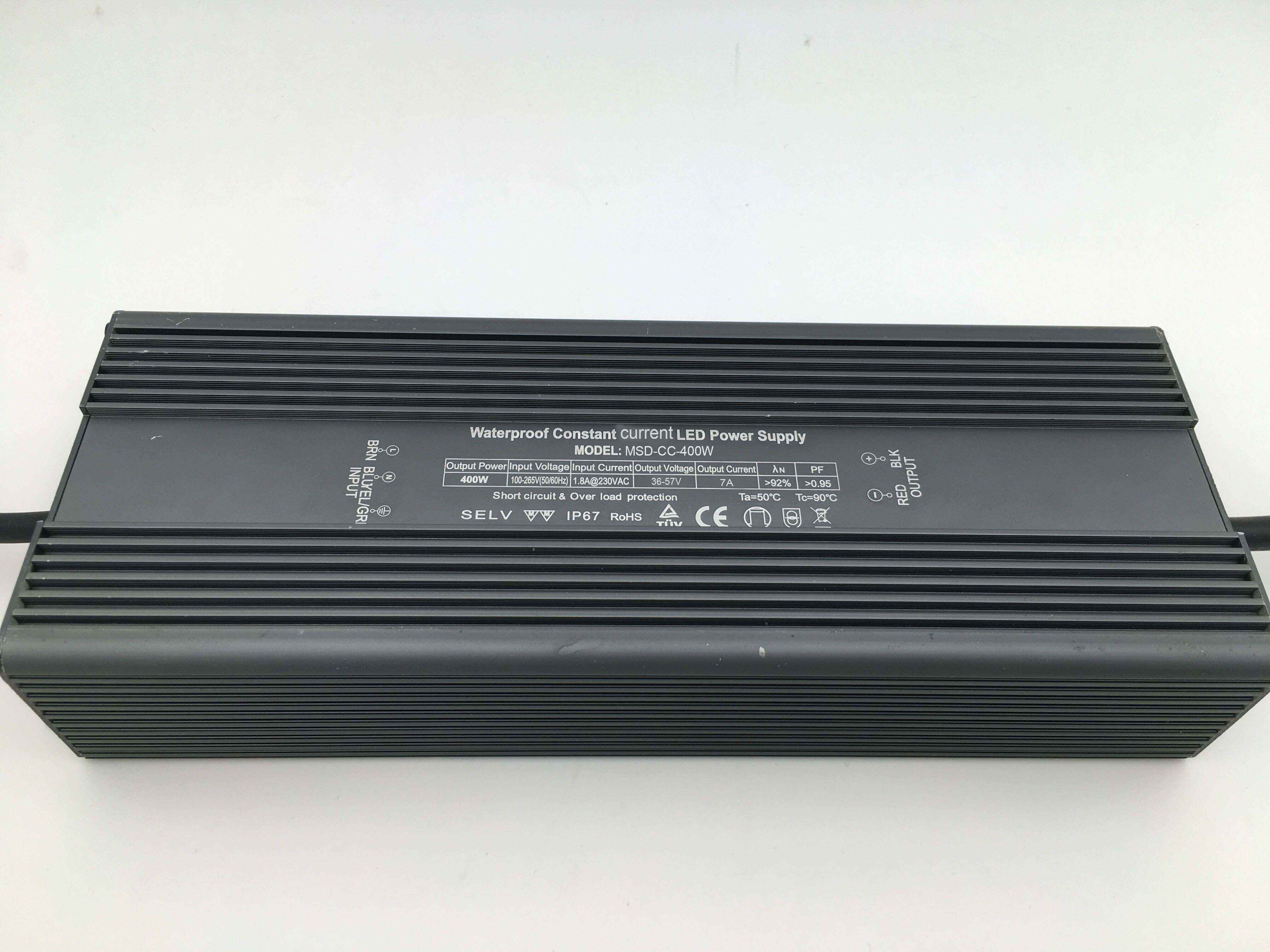 Waterproof Constant Currrent 400w 40v 10a led driver