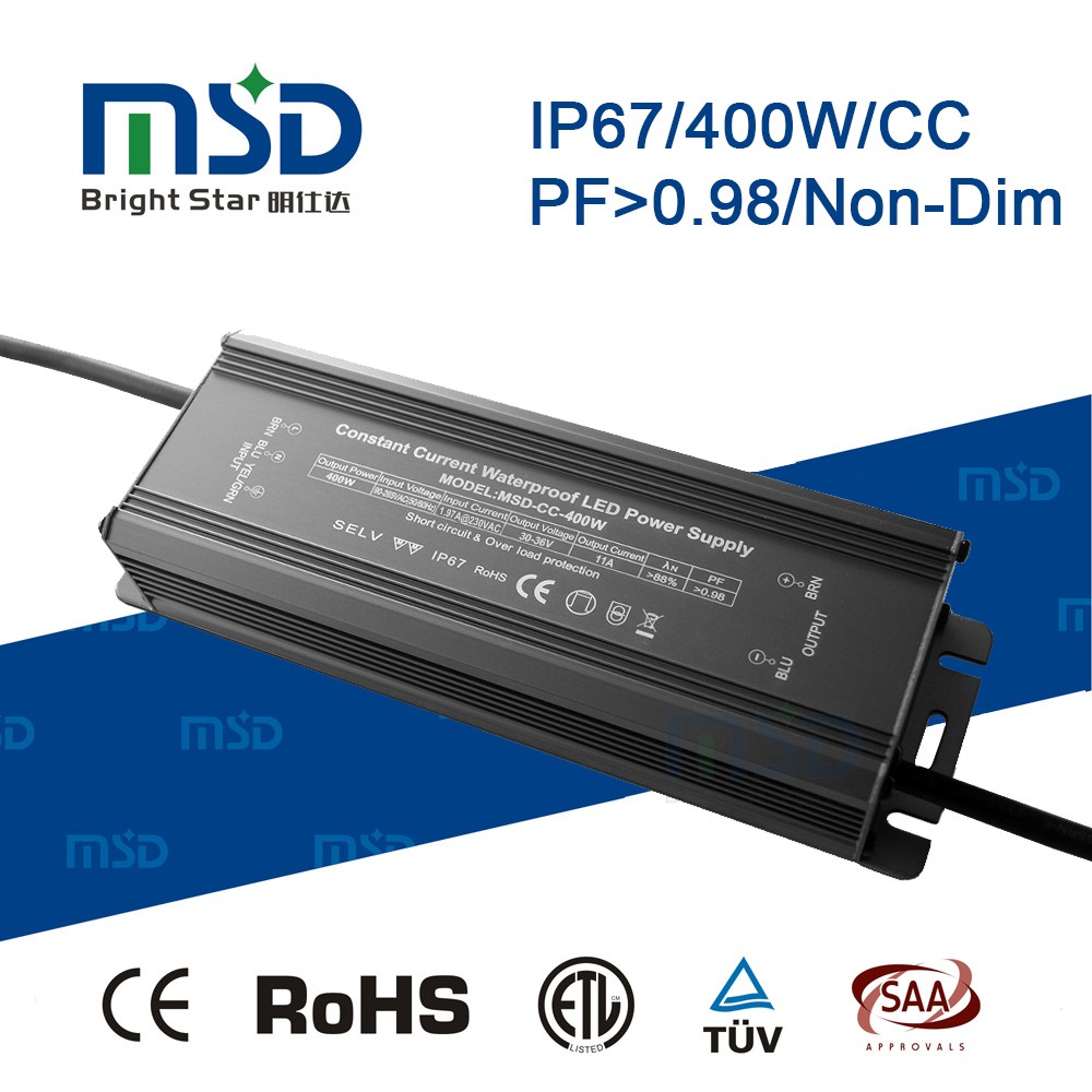 Waterproof Constant Currrent 400w 40v 10a led driver