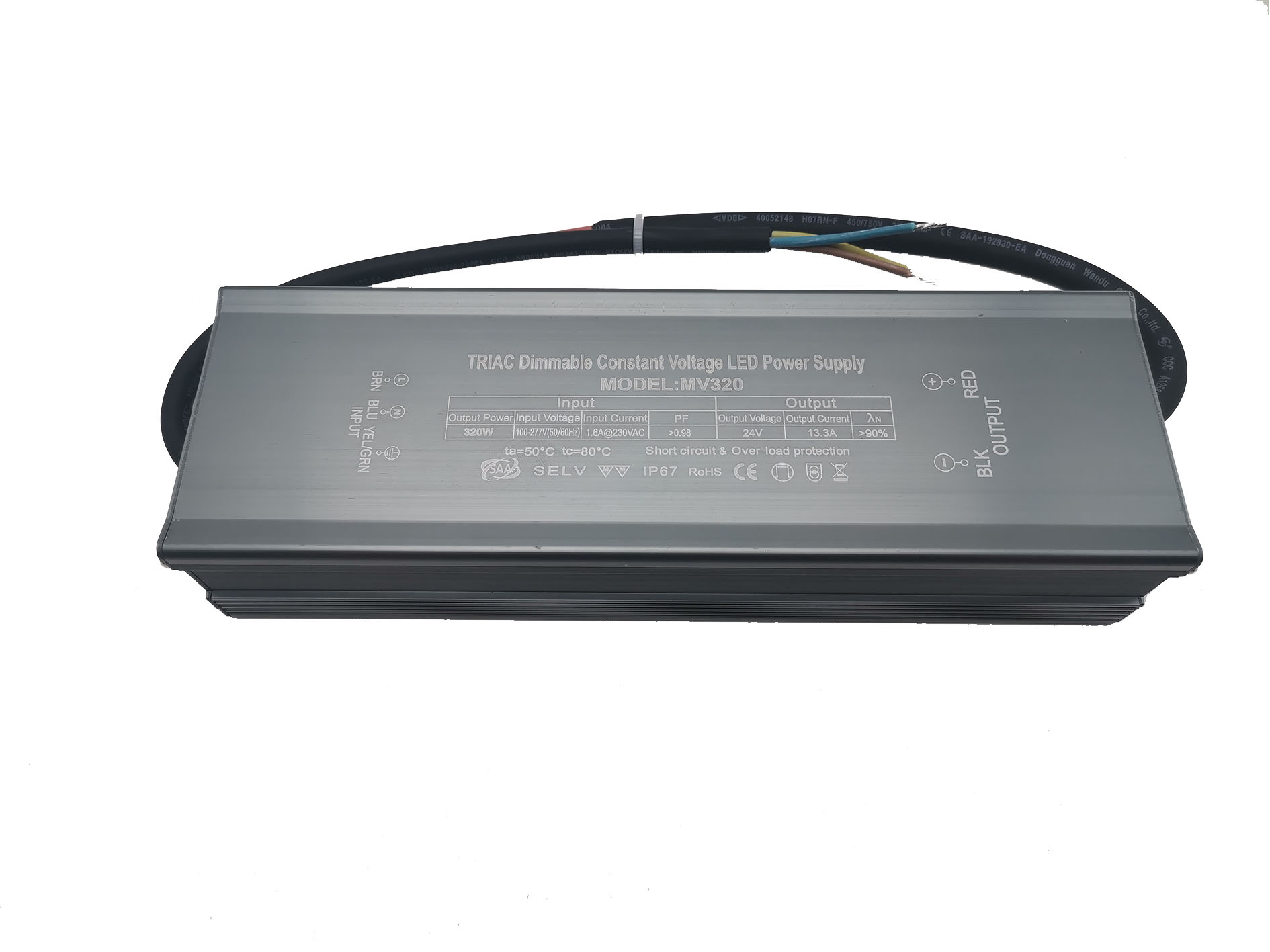 320W Triac dimmer led driver