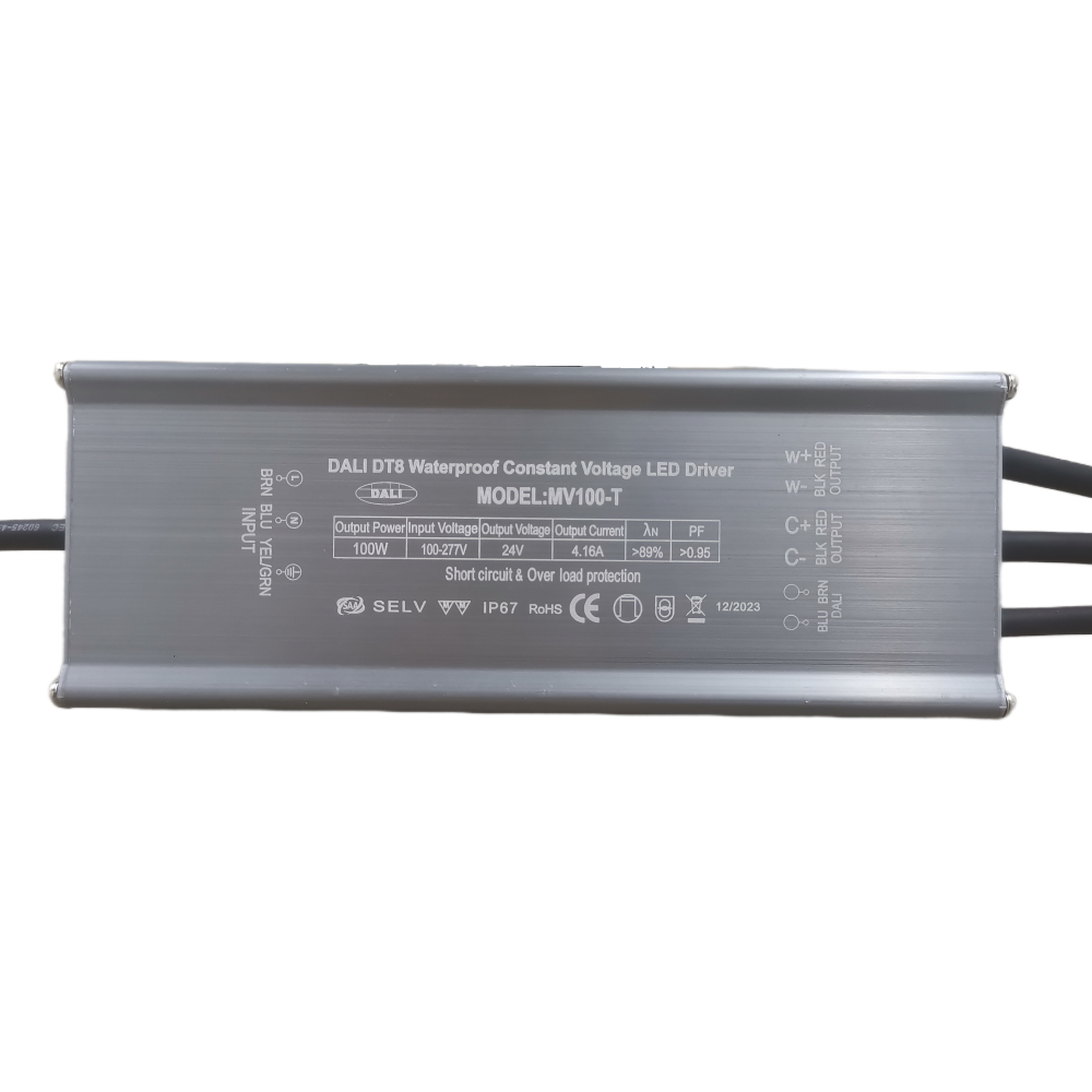 100W 24V DALI DT8 LED driver