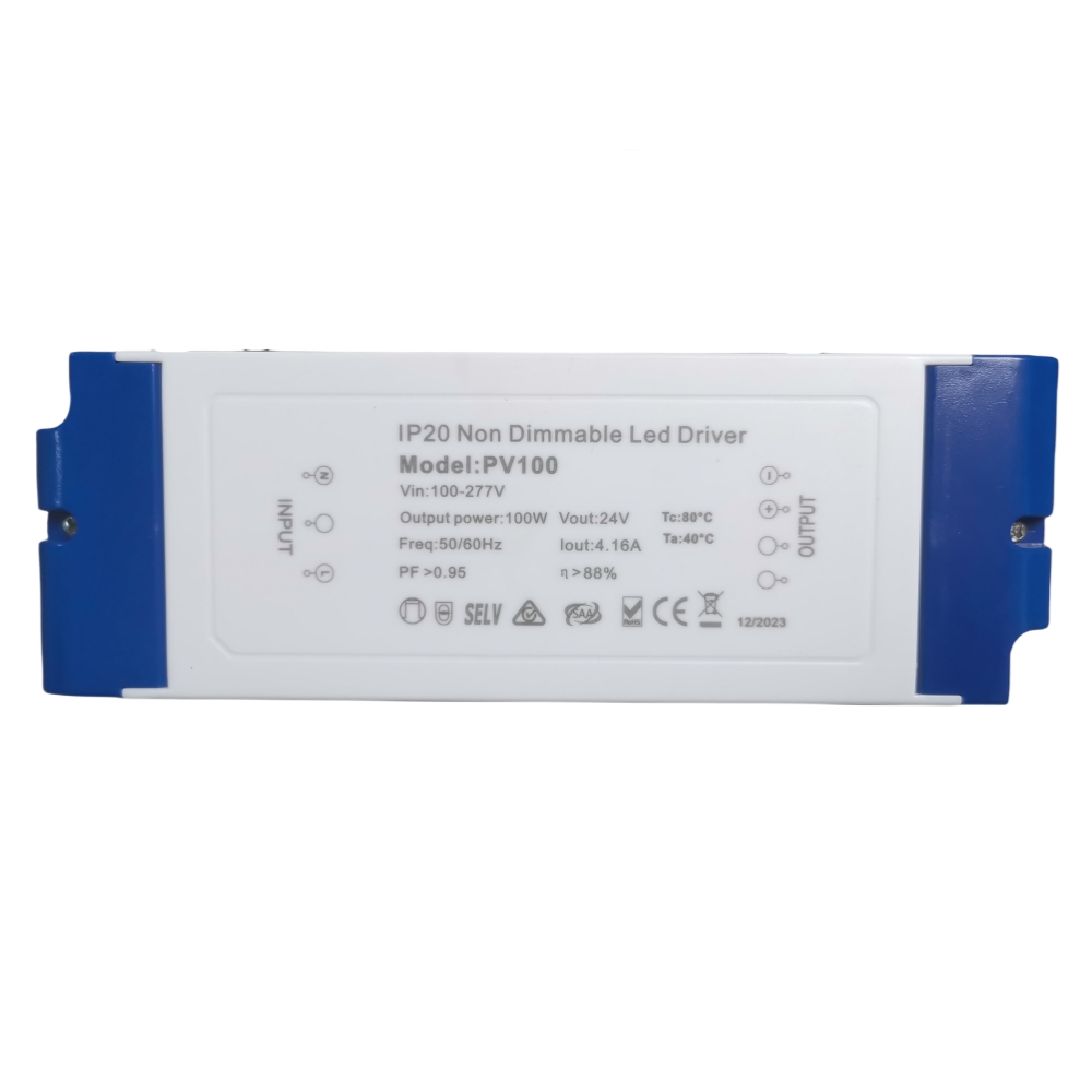 100w 24v constant voltage led driver
