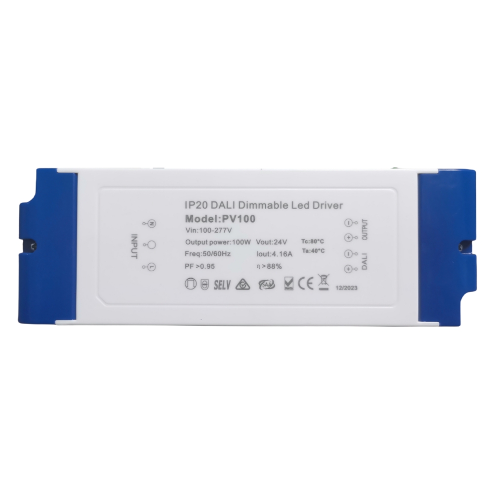 100W 24V DALI Dimmable Led Driver
