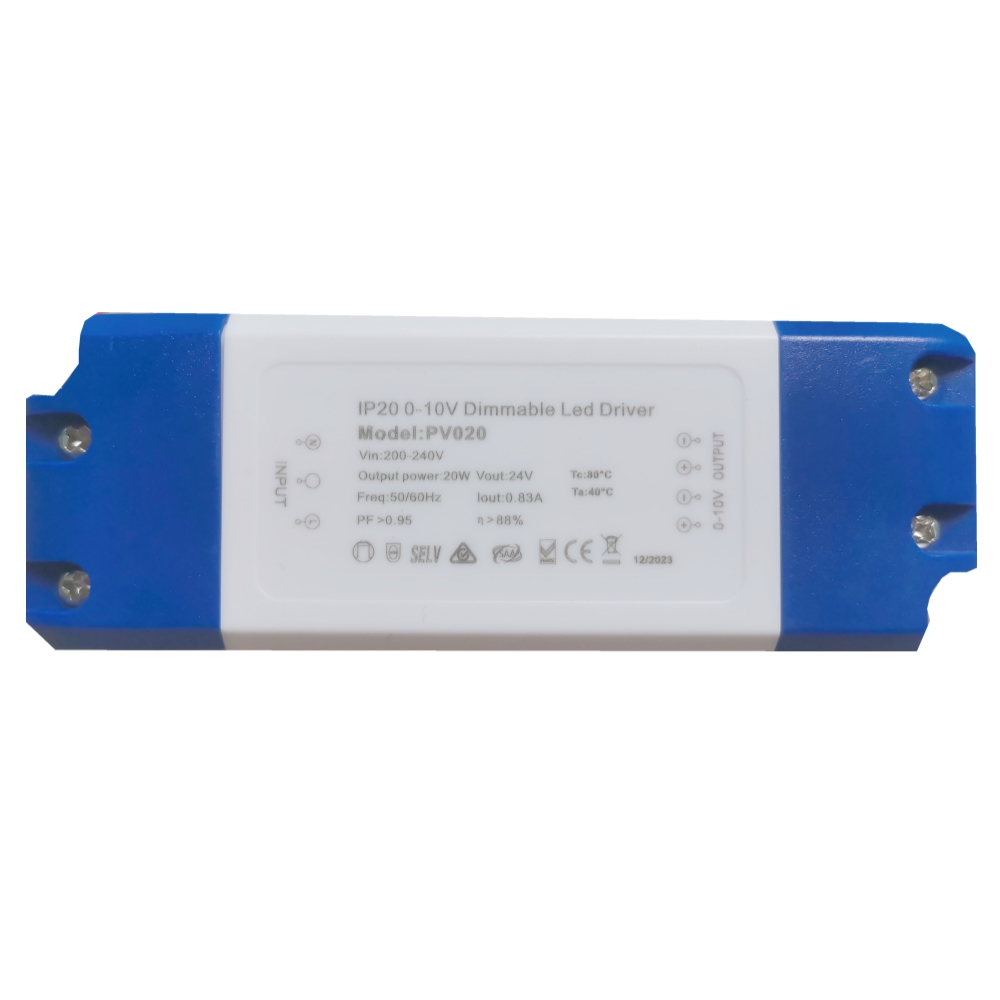 0-10v dimming ip 20w led driver