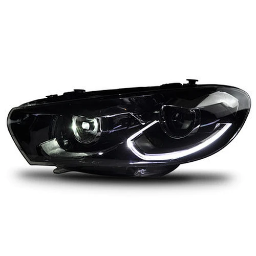 Headlight assembly low-level configuration to high configuration Xenon tuning headlights retrofit for 09-15 Volkswagen Scirocco