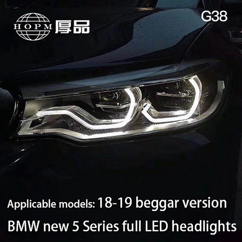 Headlight Assembly Upgrade High-End LED Retrofit Laser Daytime Running Lights for 18-19 BMW 5 Series G38