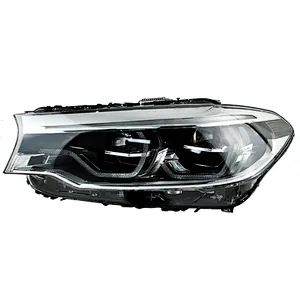 Headlight Assembly Upgrade High-End LED Retrofit Laser Daytime Running Lights for 18-19 BMW 5 Series G38