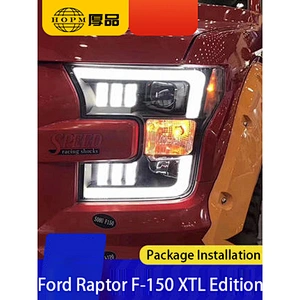 Headlight Assembly Lens Conversion Xenon LED tuning light for 15-18 models Ford Raptor F150 XTL Edition