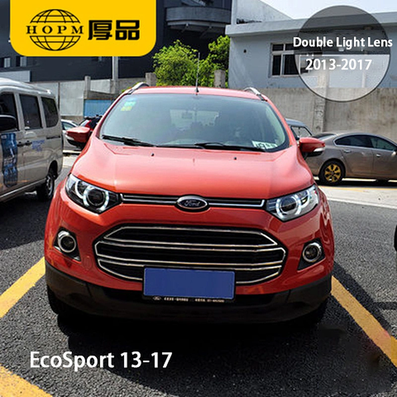 LED Headlight Assembly Tuning Light Double Light Lens Aurora Edition Modified Xenon For 2013-2017