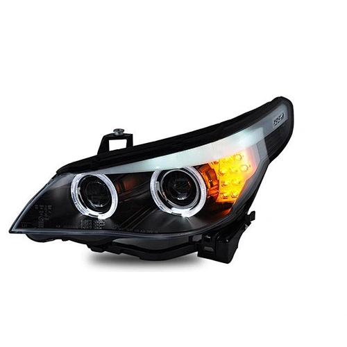 New Double light lens tuning lights Xenon Headlight For Car Auto New 5 Series E60 Headlights 520 523 525 530