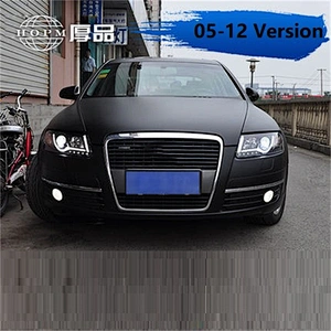 Headlight Assembly Modified Xenon Upgrade Double Lens Light-guided Tear-Eye Tuning Light For 2005-2012 A6L