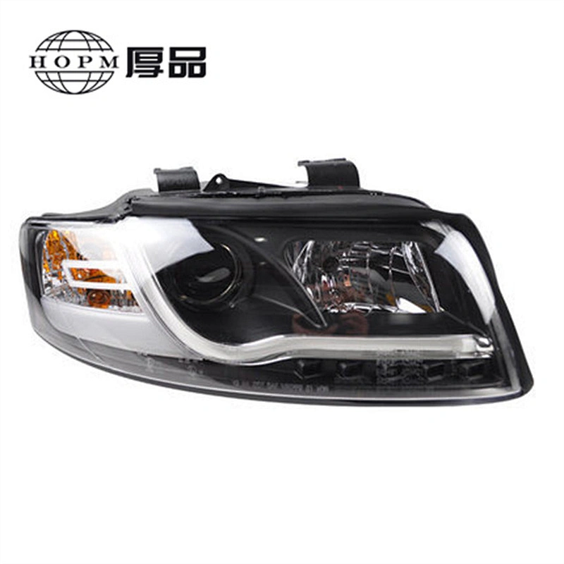 Headlight Tuning Light Lens LED Tear-eye Modified Xenon Headlight Assembly For A4 B6 2001-2004