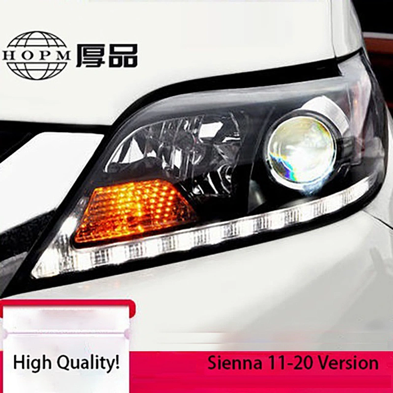 Headlight Assembly Modified Lens Xenon Daytime Running lights LED headlights Automatic For 2011-2020 Sienna