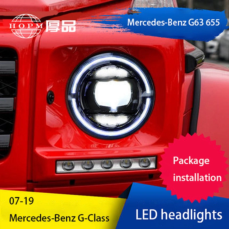 Retrofit led welcome headlight for 07-19 models Mercedes-Benz G-Class W463 G350 G500 G55 G63