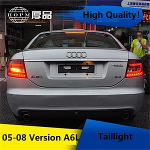 Taillight Assembly Tuning Light High Quality Optical Fiber Modified LED taillight For A6L 2005-2008 Version