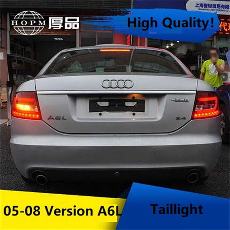 Taillight Assembly Tuning Light High Quality Optical Fiber Modified LED taillight For A6L 2005-2008 Version