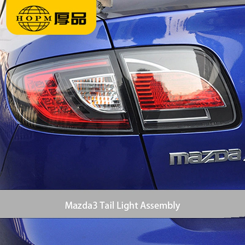 Taillight LED taillight smoked black modified trim taillight assembly tuning lightfor 07-12 models Mazda M3
