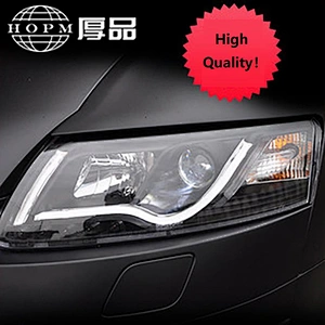 Headlight Assembly Modified Xenon Upgrade Double Lens Light-guided Tuning Light For 2005-2012 Old A6L