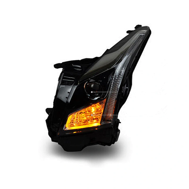 Headlight assembly low-level configuration to high configuration LED daytime running light lens tuning light for Cadillac ATS-L