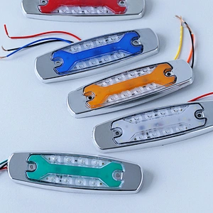 24V Clearance Light Wrench Shape Side Light Marker Lamp 160mm*48mm For Truck