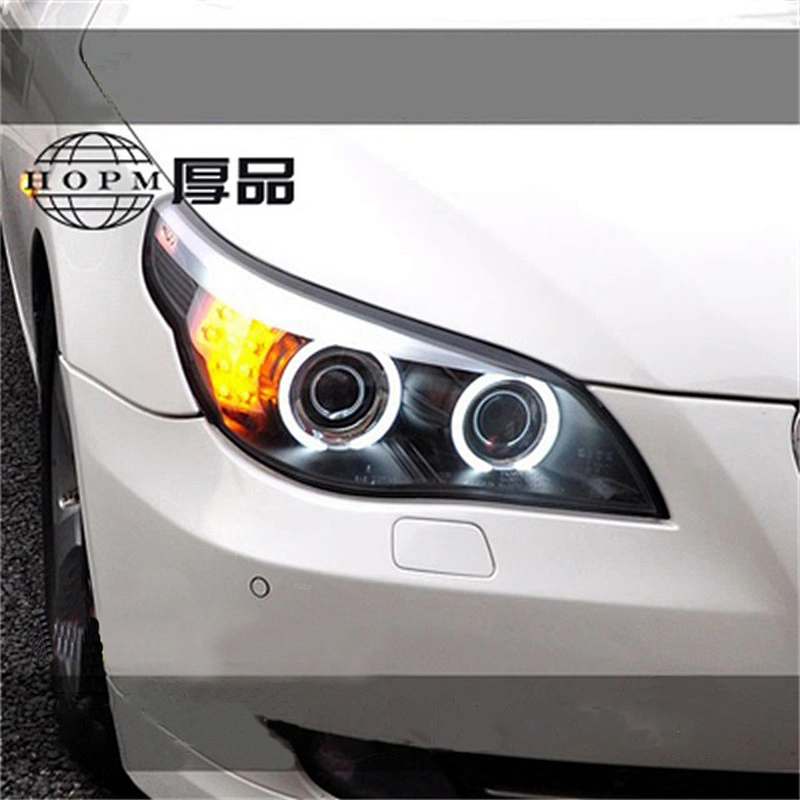 New Double light lens tuning lights Xenon Headlight For Car Auto New 5 Series E60 Headlights 520 523 525 530