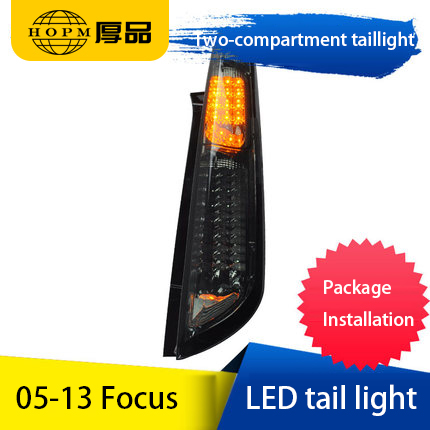 Taillight assembly retrofit rear flowing light full LED tuning light for 05-13 models Ford Focus