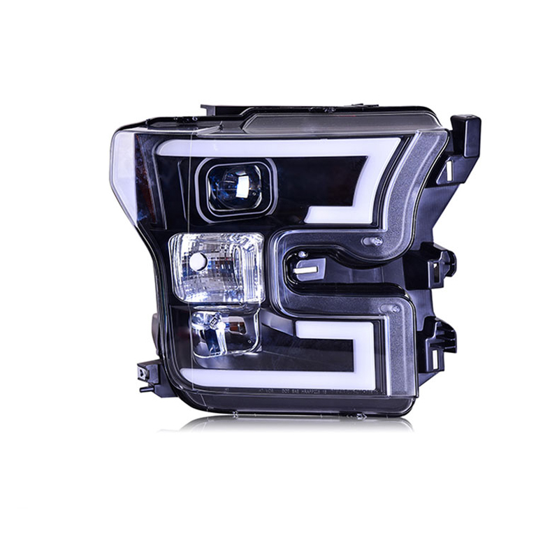 Headlight Assembly Lens Conversion Xenon LED tuning light for 15-18 models Ford Raptor F150 XTL Edition