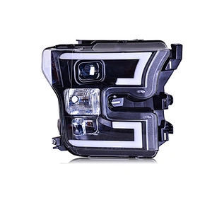 Headlight Assembly Lens Conversion Xenon LED tuning light for 15-18 models Ford Raptor F150 XTL Edition
